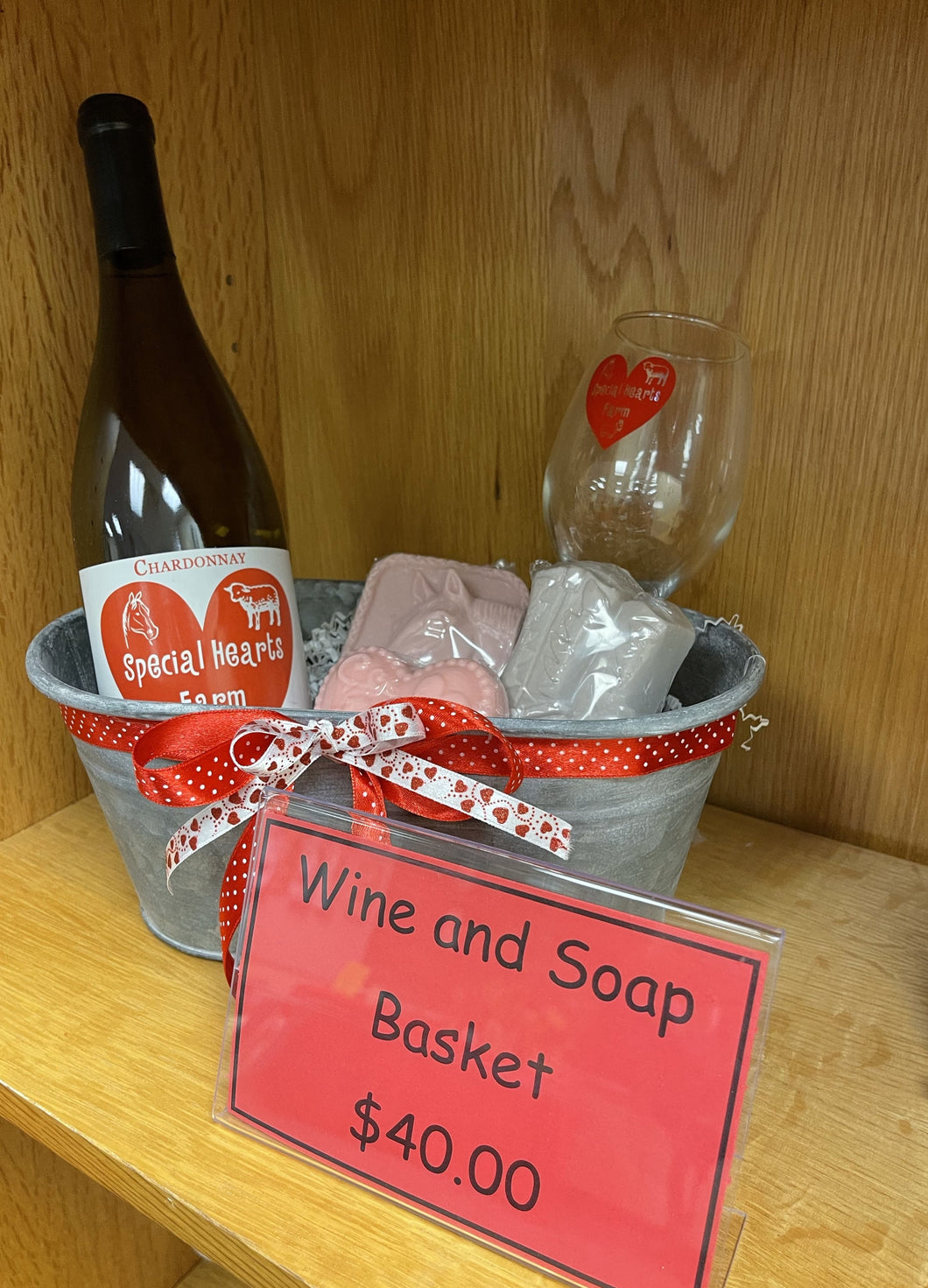 Wine and Soap Basket
