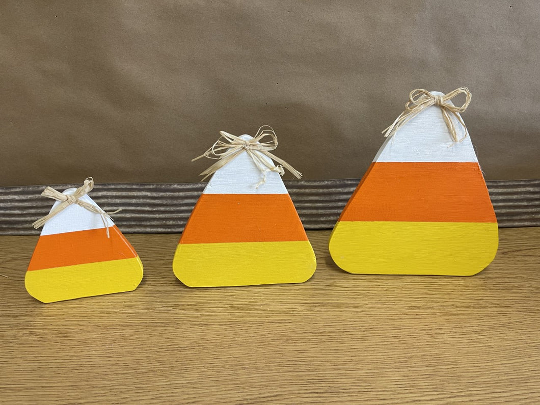 3 Wood Candy Corns