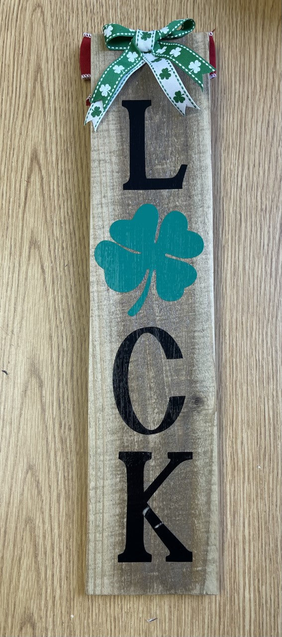 2 Sided Luck / Love Sign